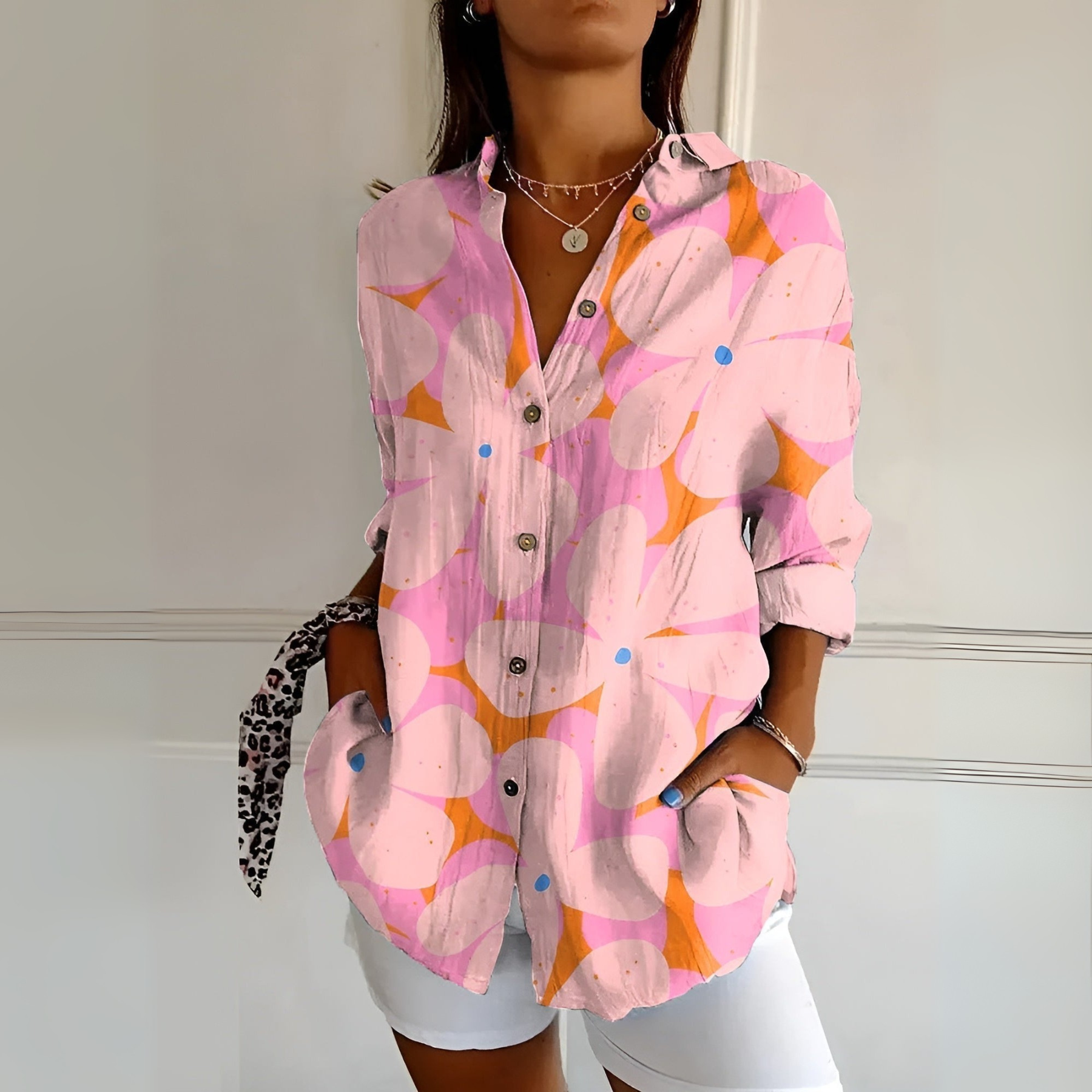 Maia | Floral Summer Blouse