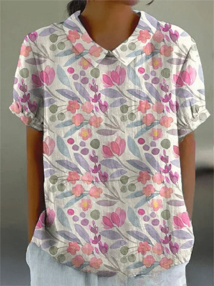 Inga | Stylish Casual Floral Blouse