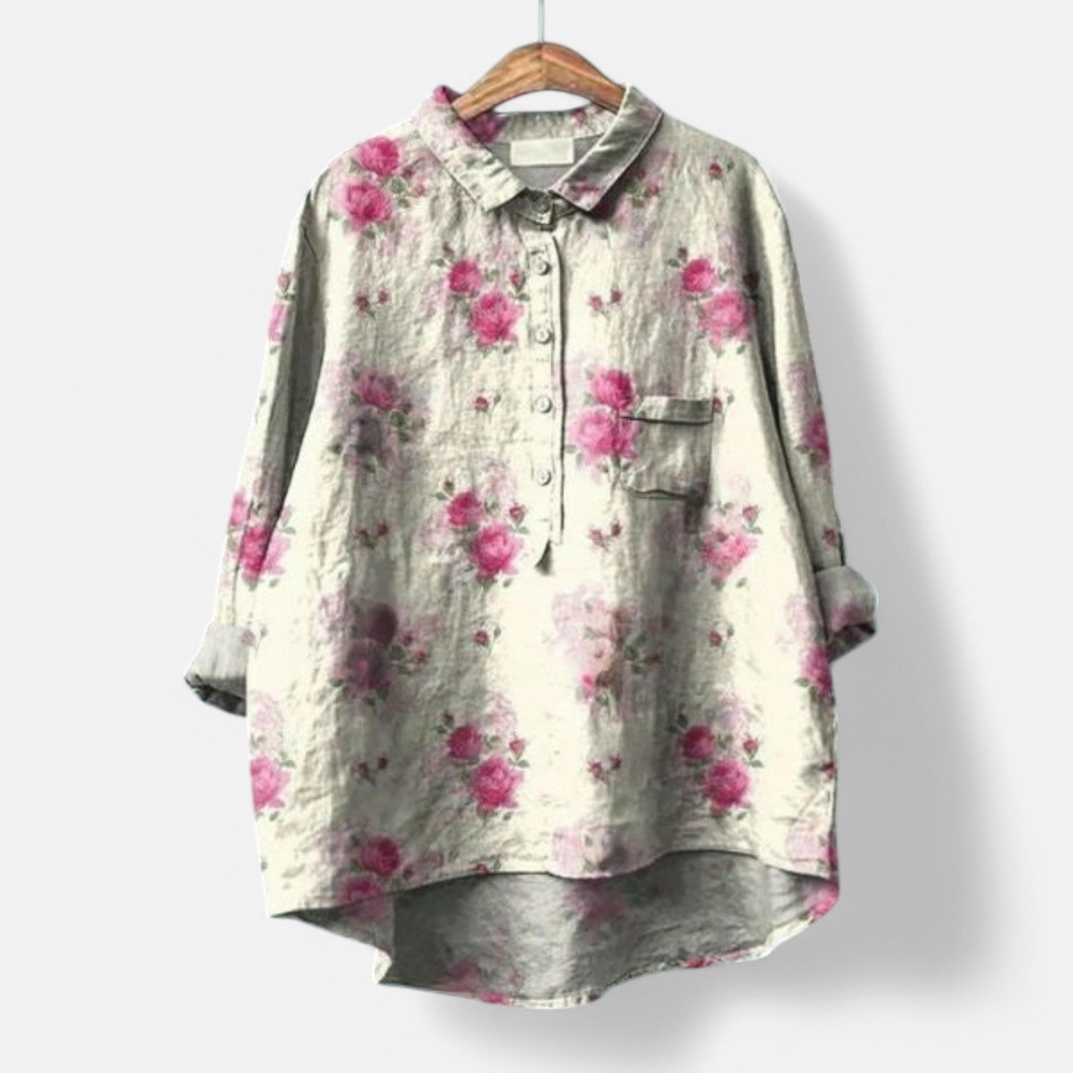 Kiara™ | Stylish Loose Fit Floral Blouse