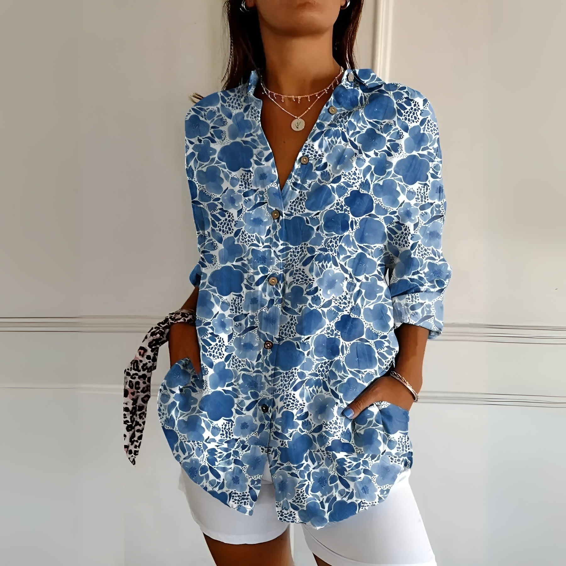 Maia | Floral Summer Blouse