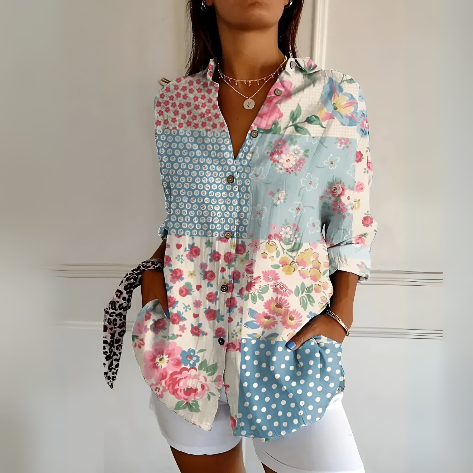 Maia | Floral Summer Blouse