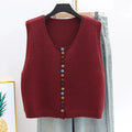 THE MARIBEL | COLOR-BUTTON KNIT VEST