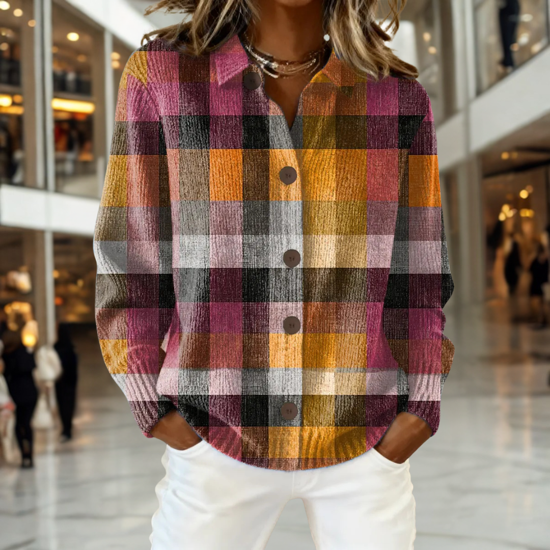 Lena | Heritage Check Cardigan