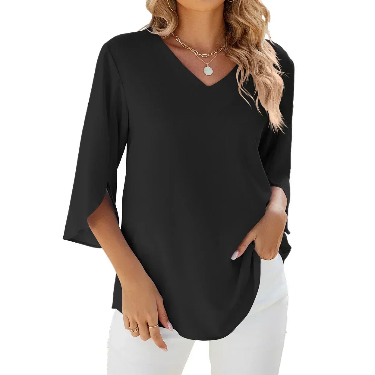 Belinda™ | V-Neck Blouse