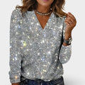 Victoria™ - V-neck Diamond Blouse